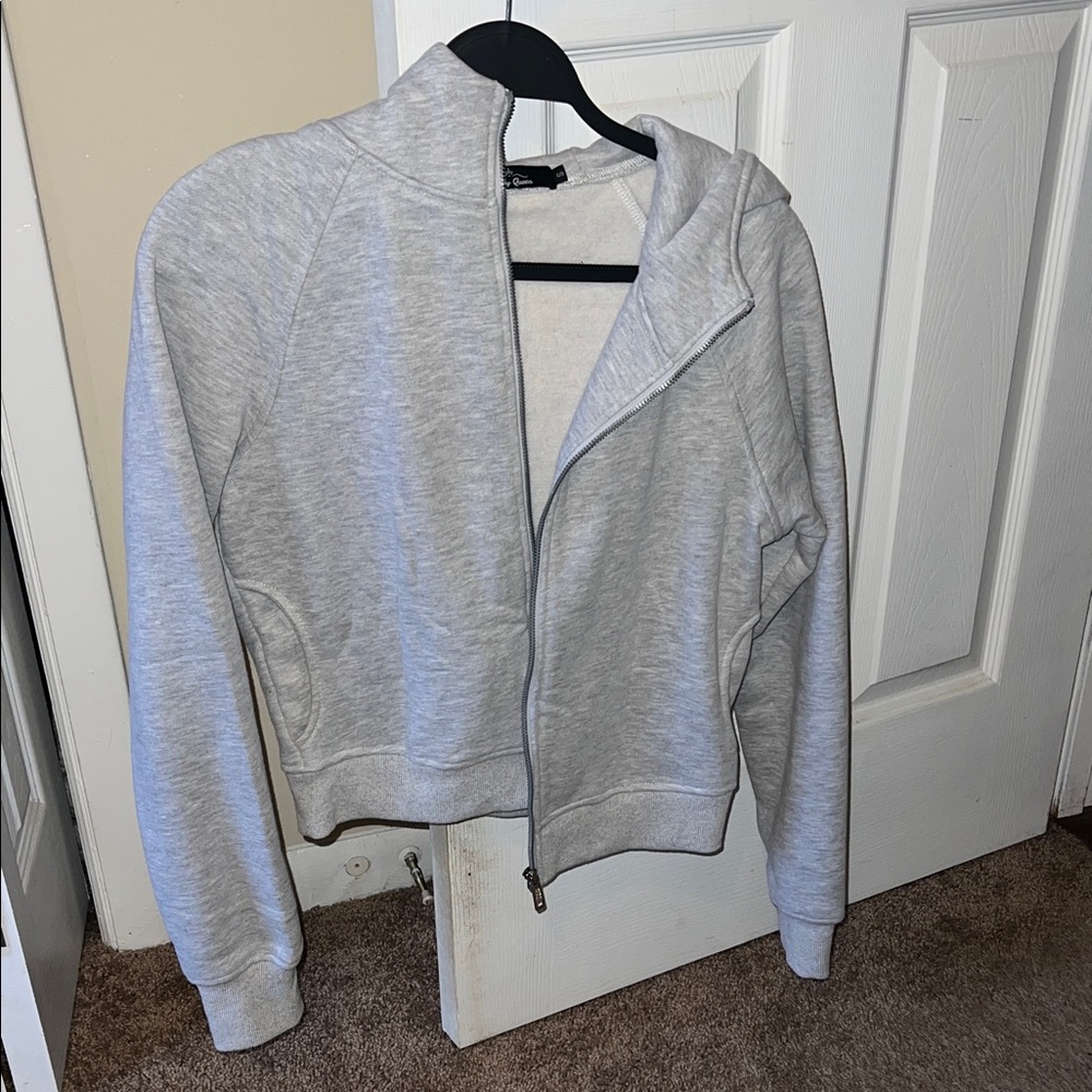 Stylish Light Gray Women's Jacket